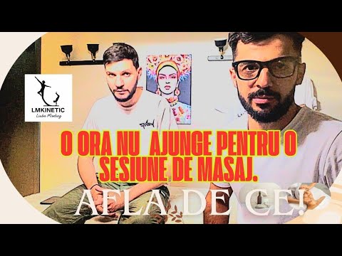 O sesiune de masaj la hotel Zet Timisoara, cu Miodrag Liuba