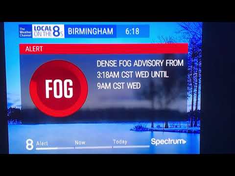 Birmingham Alabama Dense Fog Advisory Jan 15 2020
