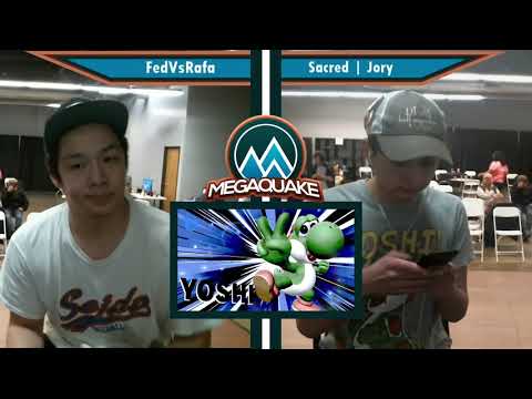 Megaquake Invitational - L. Semis - FedvsRafa(Cpt. Falcon, Mario) vs Sacred | Jory(Yoshi)