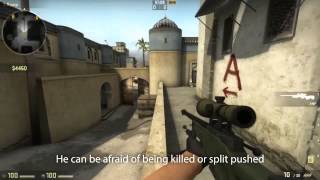 Na`Vi.markeloff  AWP guide @ de_dust2 (T-side)