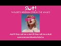 Thaisub Slut Taylor S Version From The Vault Taylor Swift แปลไทย