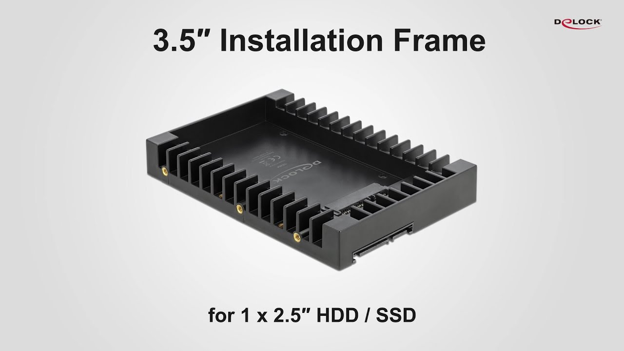 Delock 3.5"-Einbaurahmen 2.5″ SATA