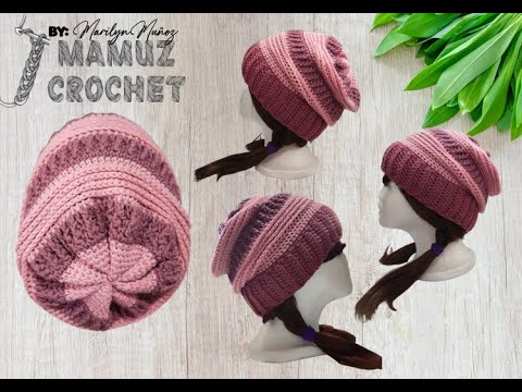 Slouchy Robin Beanie Hat / How to make a Slouchy Beanie / Easy crochet tutorial / Crochet pattern