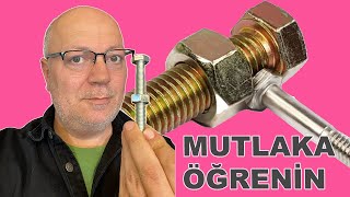 HAYAT KURTARAN HAYAT HİLELERİ - ANAHTAR YOKSA CIVATA KULLANIN