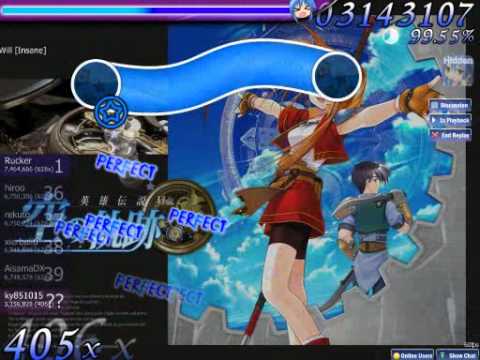 osu! Falcom Sound Team J.D.K. - Silver Will [Insane]