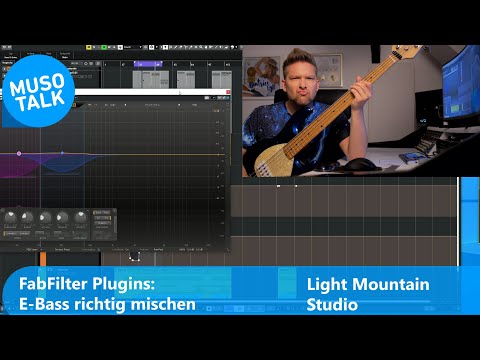 E-Bass mit FabFilter Plugins VST und Cubase mischen - Tutorial