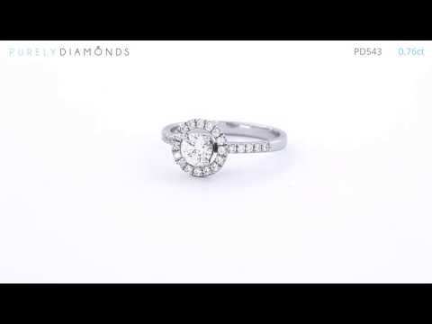 Diamond Ring PD543: 0.76ct - PurelyDiamonds