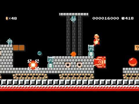 W8-1　迫り来る戦車部隊　Tank attack by ケイノスケ - SUPER MARIO MAKER - NO COMMENTARY 1AW