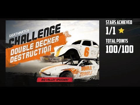 WRECKFEST Walkthrough Gameplay Part 70 - DOUBLE DECKER DESTRUCTION