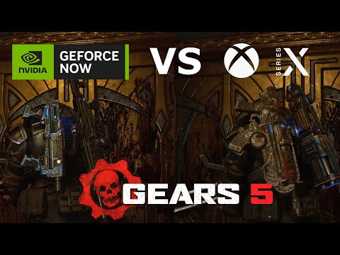 Gears 5 Xbox Series X vs GeForce NOW Ultimate 4K Comparison