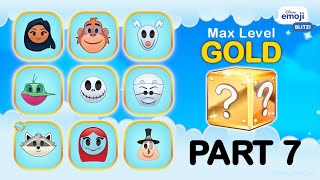 Disney Emoji Blitz GOLD Emojis (Part 7) - Max Level