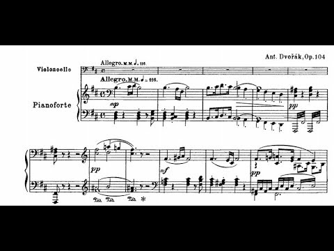 Antonín Dvořák - Cello Concerto in B minor Op.104 (w/score)