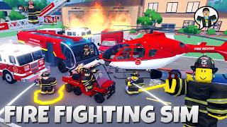 GOKIL!! Jadi Damkar Profesional & Beli Helikopter Termahal 🔥🚒🧑‍🚒 | Firefighting Sim Indonesia