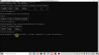 Download the video "Selecting Column in a multiple records using MARIADB;"