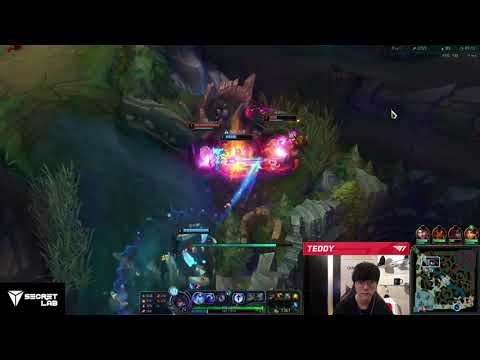 Full Live Stream T1 Teddy best ADC Aphelios Korean rank 24/8/2021 (Team teddy's Top comeback game)