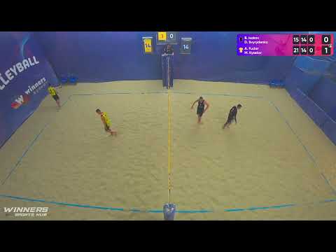 16:55 B.Isakov / D.Svyrydenko - A.Fudar / M.Kyselov | Winners Beach Volleyball
