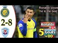 Al Nassr Vs Abha 8-2 Cristiano Ronaldo 5 Goals he prouve is the Best
