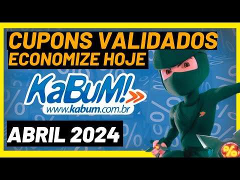 [ABRIL] CUPOM KABUM ABRIL 2024! Cupom de desconto KaBuM abril Verificado, validado, app!