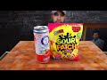 ASMR SOUR PATCH KIDS SPARKLING COCONUT WATER WATERMELON FLAVOR REVIEW RAMBLE