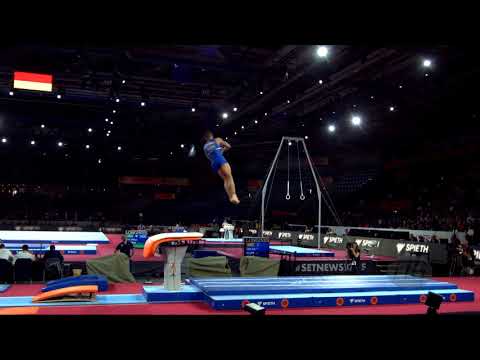 FRASER Joe (GBR) - 2019 Artistic Worlds, Stuttgart (GER) - Qualifications Vault 1