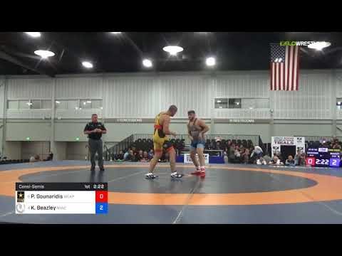 2018 Senior Greco Roman WTT/Greco Roman 97 Consi-Semis - Pete Gounaridis (WCAP) Vs. Kevin Beazley