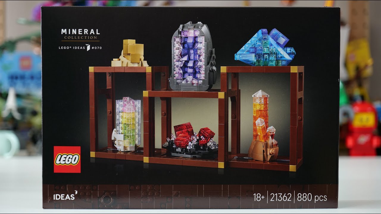 LEGO Ideas - Sbírka minerálů
