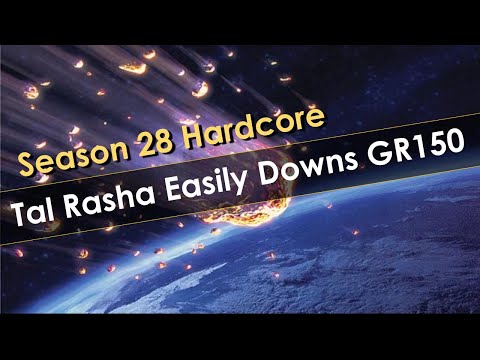 GR150 Cleared Easily Solo Tal Rasha Wizard Hardcore - Diablo 3 Season 28