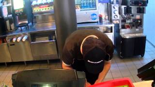 Inside McDonald's in Tallinn, Estonia