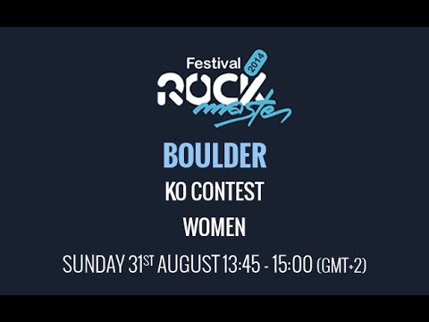 Rock Master Arco 2014 - Boulder - KO Contest - Women