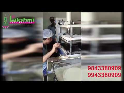 Chapathi double ball pressing with cooling conveyor hydrauli...