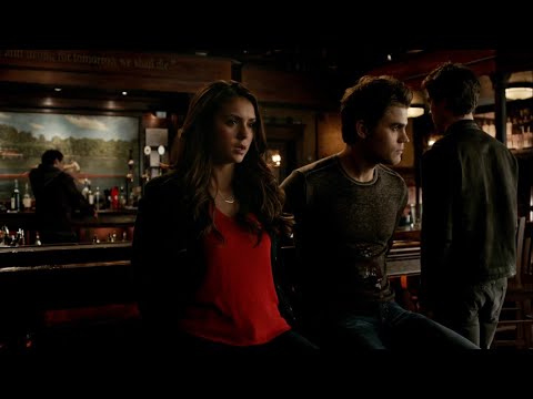 TVD 5x19 - Enzo takes Elena and runs away, Damon goes after them | Delena Scenes HD