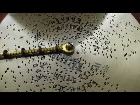 Kalliope Disc Musical Box - #9 Faust Waltz