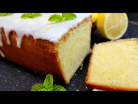 Lemon Pound Loaf Cake - Super Moist and fluffy with Maple Lemon Syrup