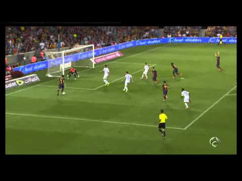 Trofeo Joan Gamper: Fc barcelona vs Fc Santos (8-0) DONGOU