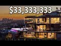 Touring A 33 333 333 HOLLYWOOD HILLS Cliffside Modern Glass Mansion