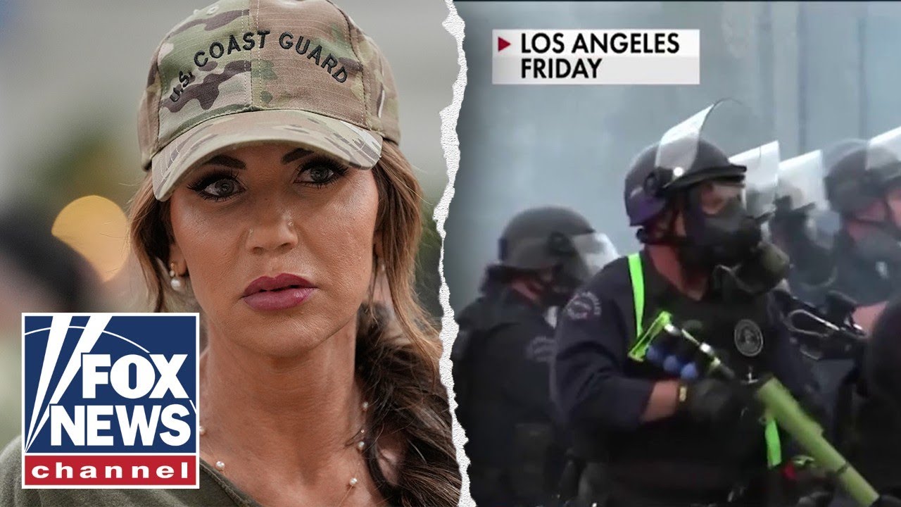 ‘We will press charges’: Noem responds to ICE protest clashes in LA