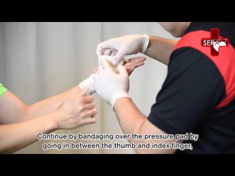 Open Wound - Hand Pressure Bandage | Singapore Emergency Responder Academy