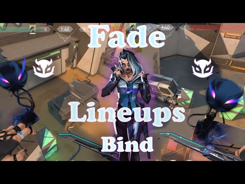Valorant Top 15 Fade Lineups on Bind | Fade Haunt Lineups | Fade Reveal Spots Bind