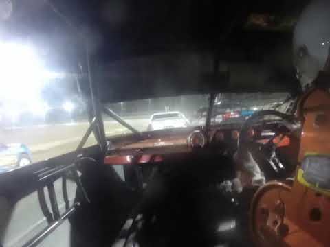 Jacob mills' first lap pass for the lead at heartland raceway moama