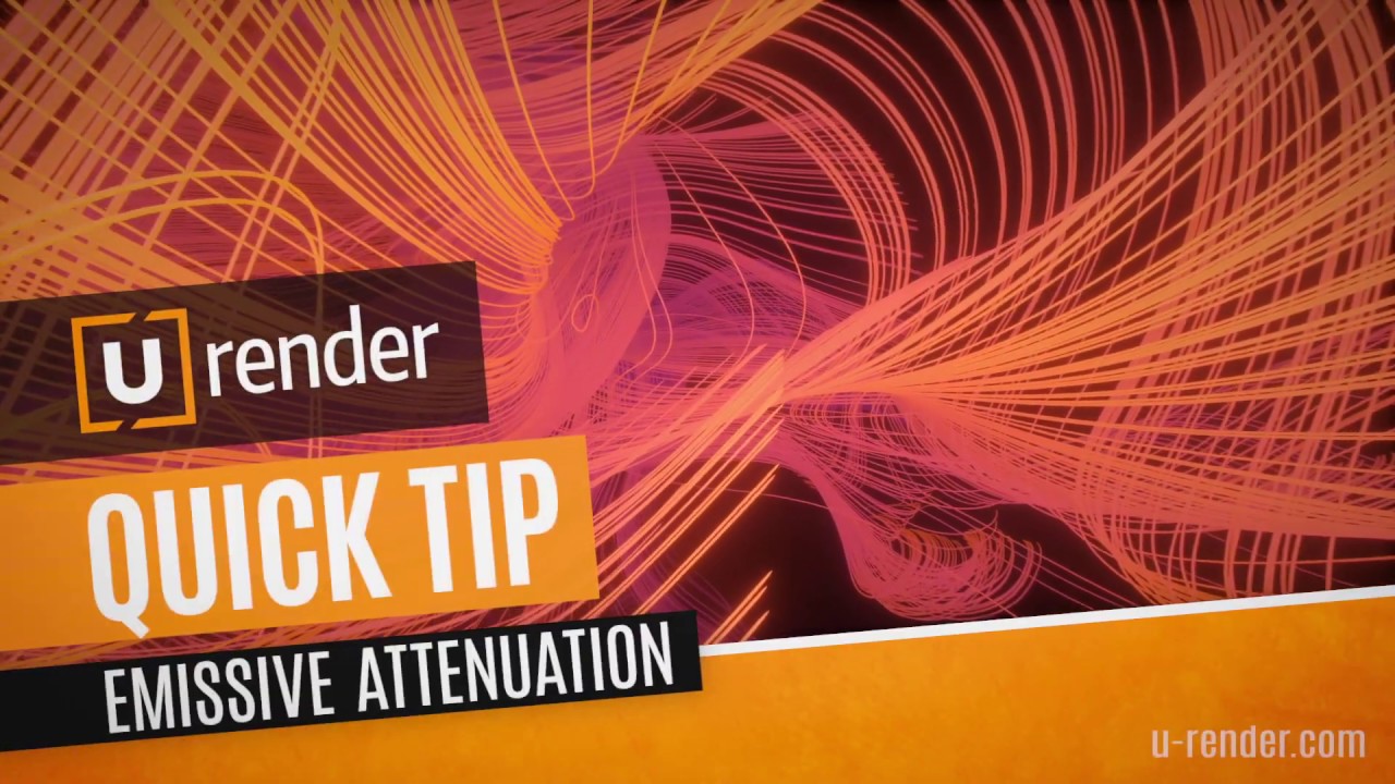 Emissive Attenuation  - U-RENDER Quick Tip