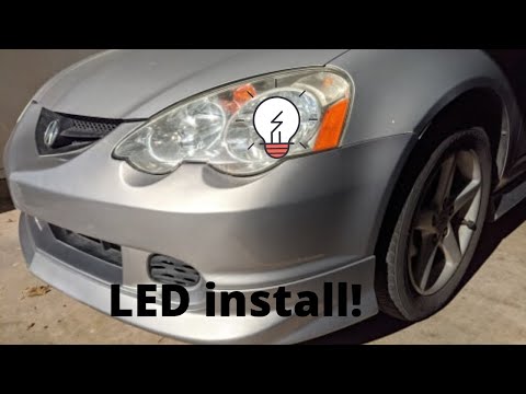 LED bulbs install on my RSX!