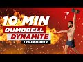 DUMBBELL DYNAMITE 1: Single Dumbbell Full Body Workout at Home | BJ Gaddour