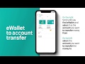 eWallet to account transfer