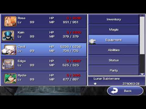 Final Fantasy IV (3D Remake) - How to farm Pink Tails
