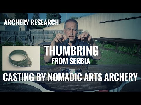Archery Research: Casting an ancient Thumbring from Serbia