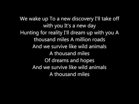 Julian Jordan - A Thousand Miles ft.  Ruby Prophet  (lyrics)