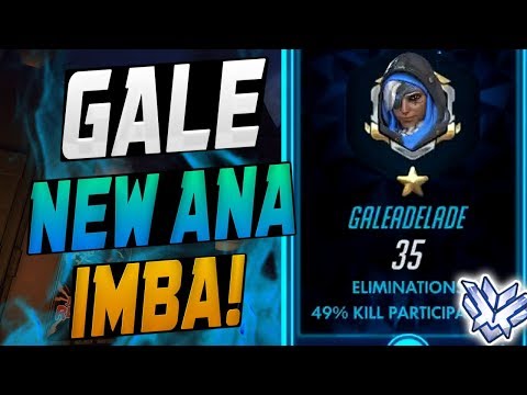 GALE CARRY ANA?! HE'S INSANE! [ OVERWATCH SEASON 10 TOP 500 ]