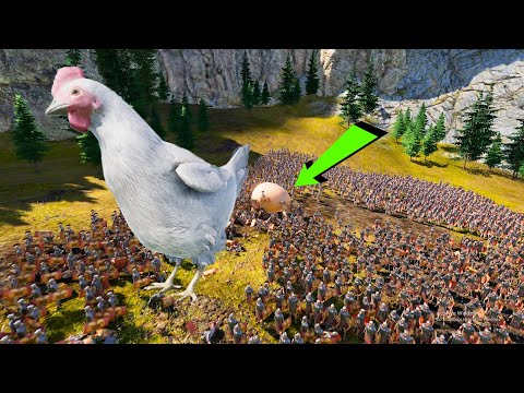 NEW Giant Chicken Unit vs Roman General - Ultimate Epic Battle Simulator 2