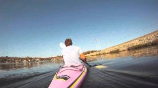 preview picture of video 'kayaking around lake lotawana'