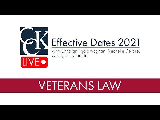 VA Claim Effective Dates 2021 Update